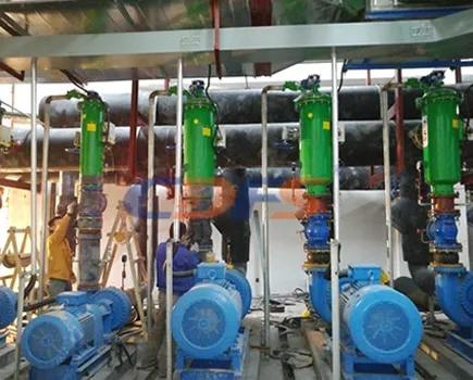 Koelwaterfiltratie van het bouwen