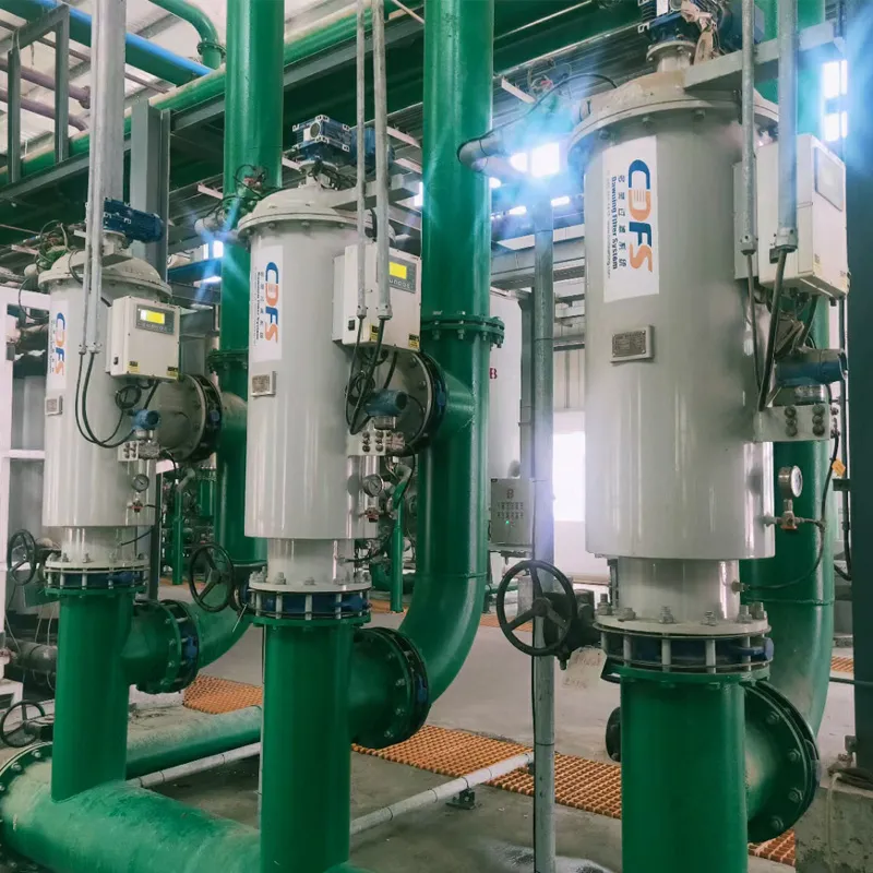 Koelwaterfiltratie van het bouwen