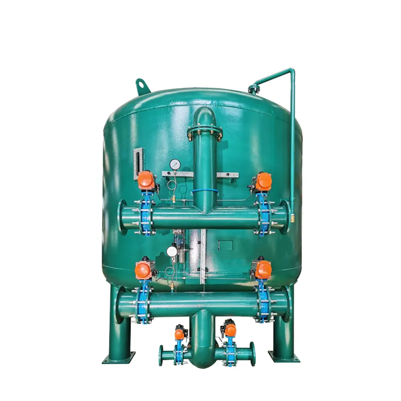 Enkele tank multimedia filter
