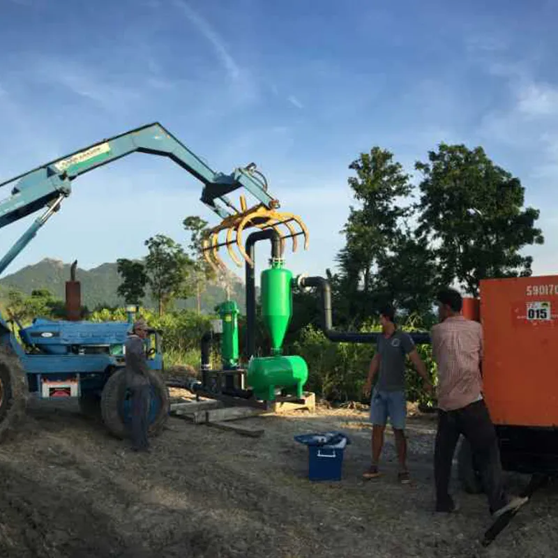 Project voor het gebruik van grondwater uit Thailand voor de bewatering van bloemen